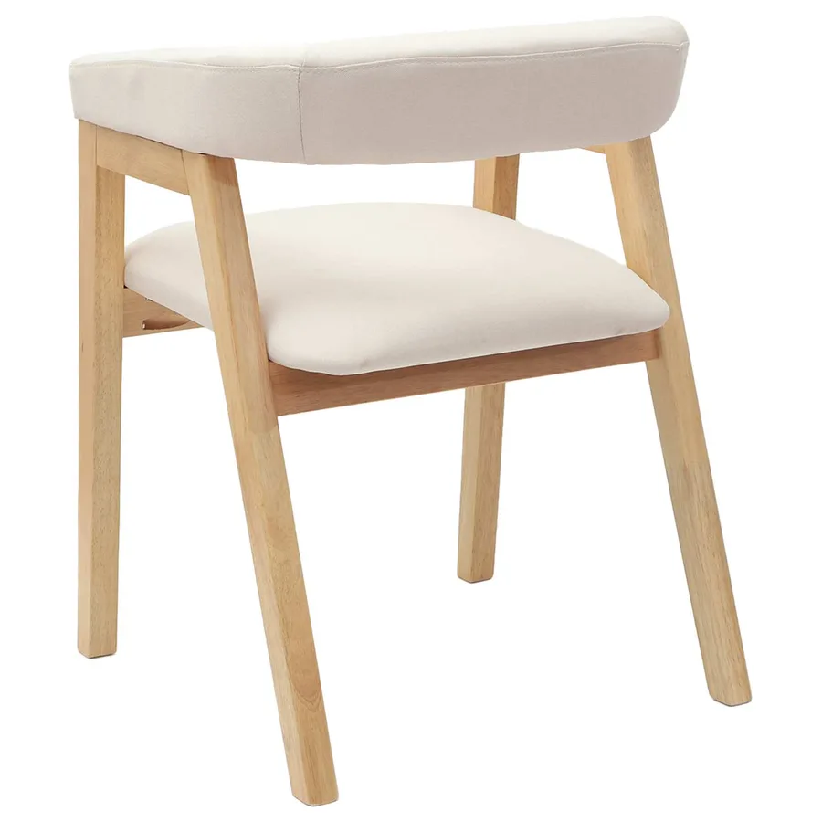 Chaises de salle à manger 2 pcs Naturel 54 x 57 x 73 cm - 7