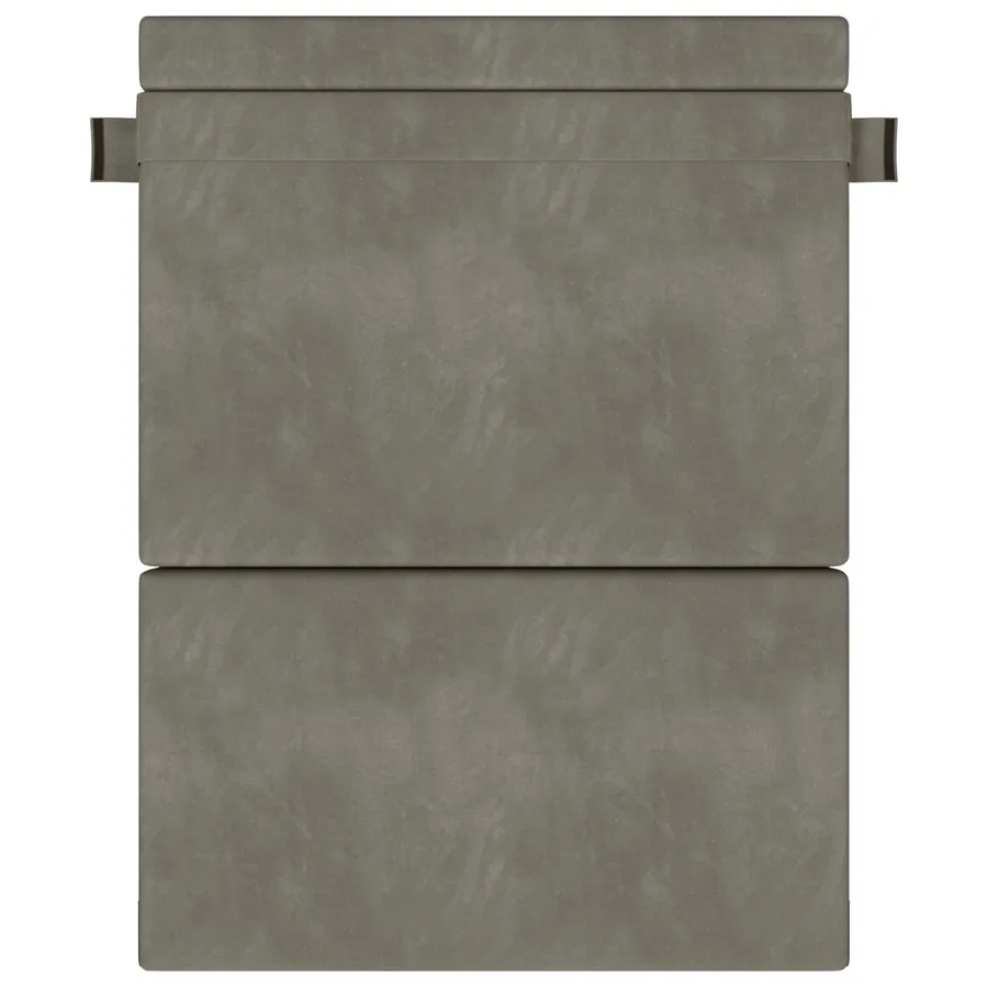 Canapé-lit pliable Gris clair 152 x 86,5 x 60 cm Tissu - 3