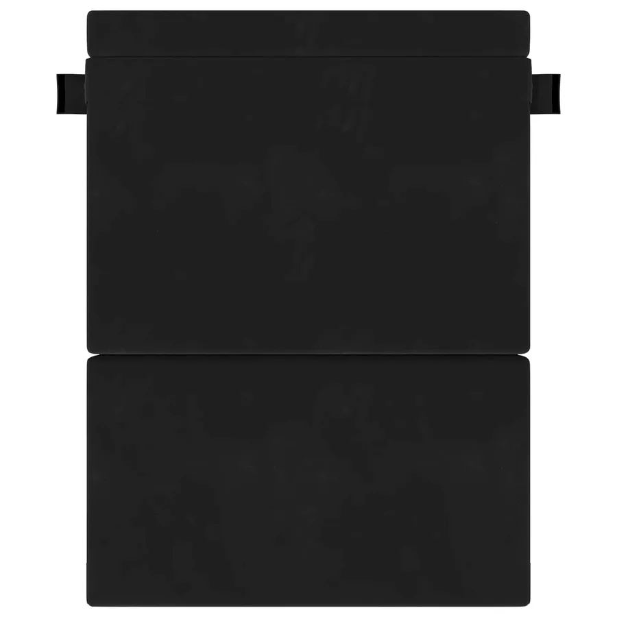 Canapé-lit pliable Noir 152 x 86,5 x 60 cm Tissu - 3
