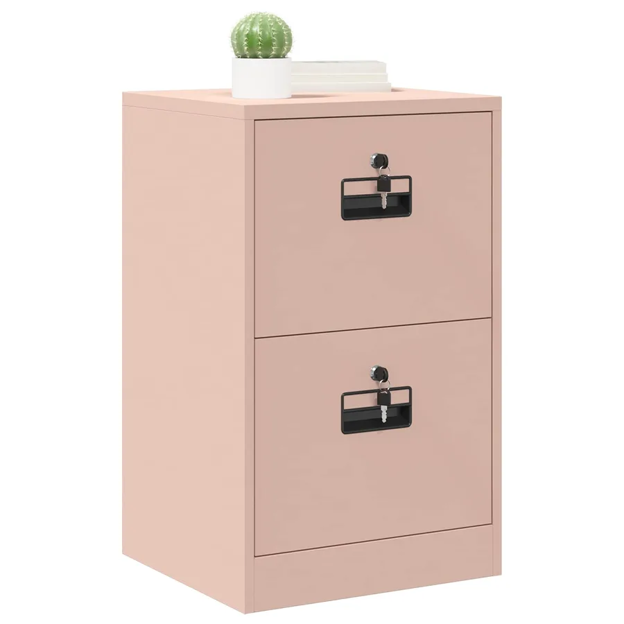 Cabinet de Dossier avec tiroir Rose 45,5 x 42 x 74,5 cm - 3