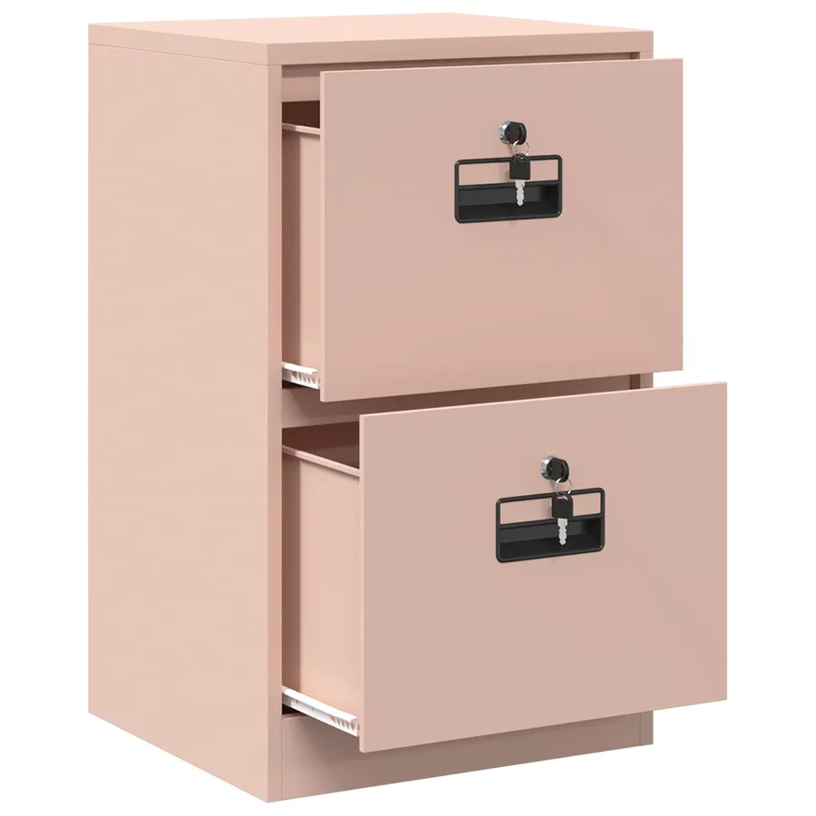Cabinet de Dossier avec tiroir Rose 45,5 x 42 x 74,5 cm - 6