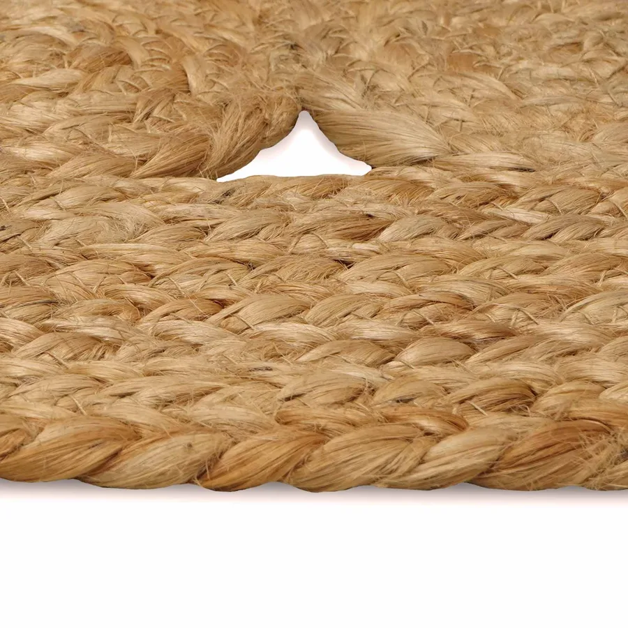 Tapis de surface Naturel Ø 150 cm Jute - 4