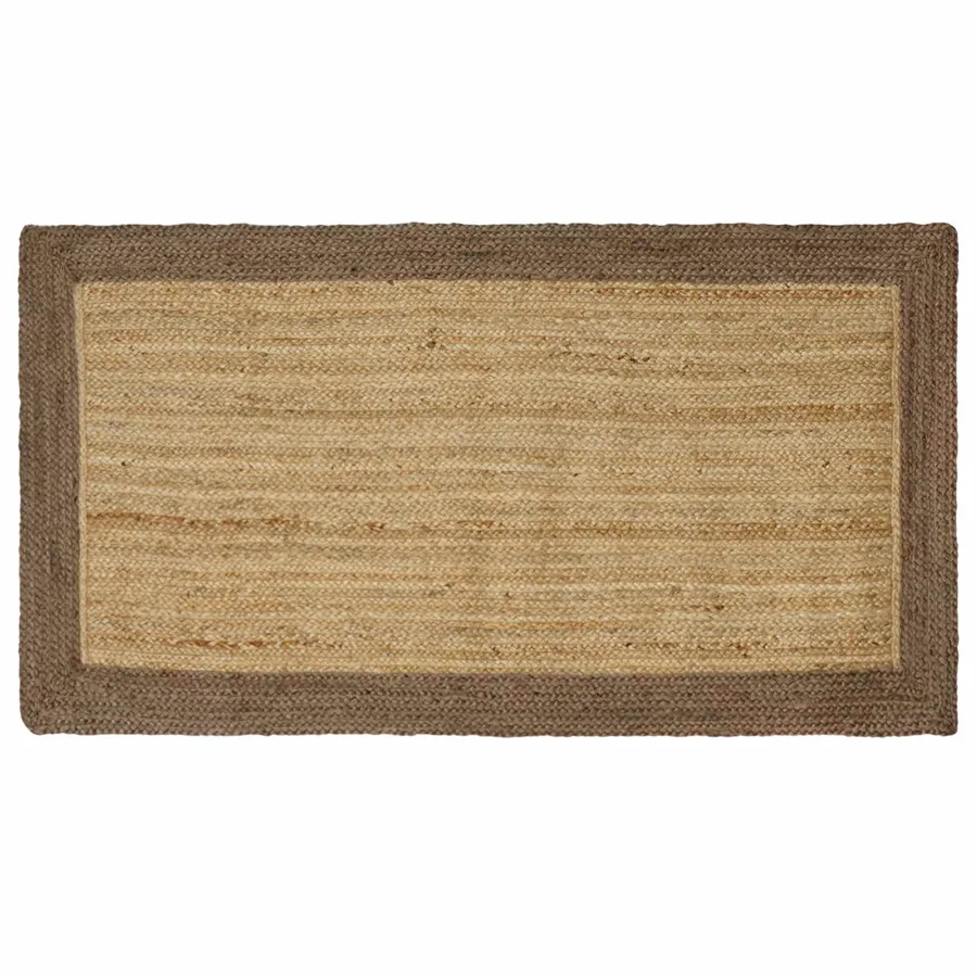 Tapis de surface Gris 100 x 200 cm Jute