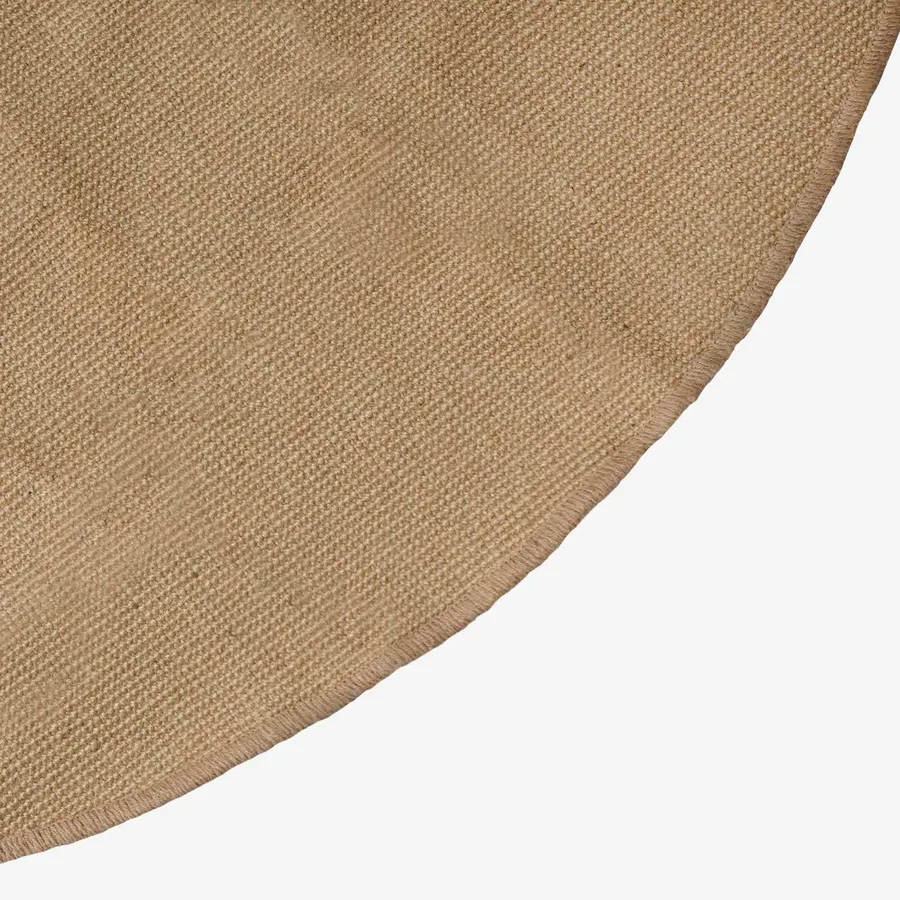Tapis de surface Naturel Ø 120 cm Jute - 4