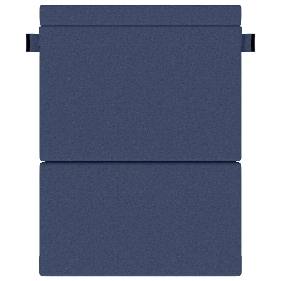Canapé-lit pliable Bleu 152 x 86,5 x 60 cm Tissu - 3