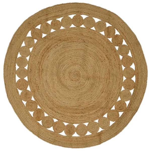 Tapis de surface Naturel Ø 210 cm Jute