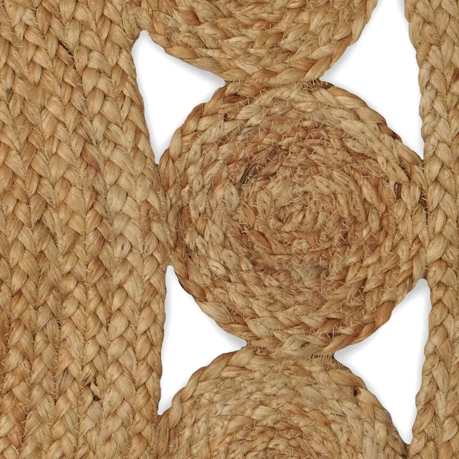 Tapis de surface Naturel Ø 210 cm Jute - 3