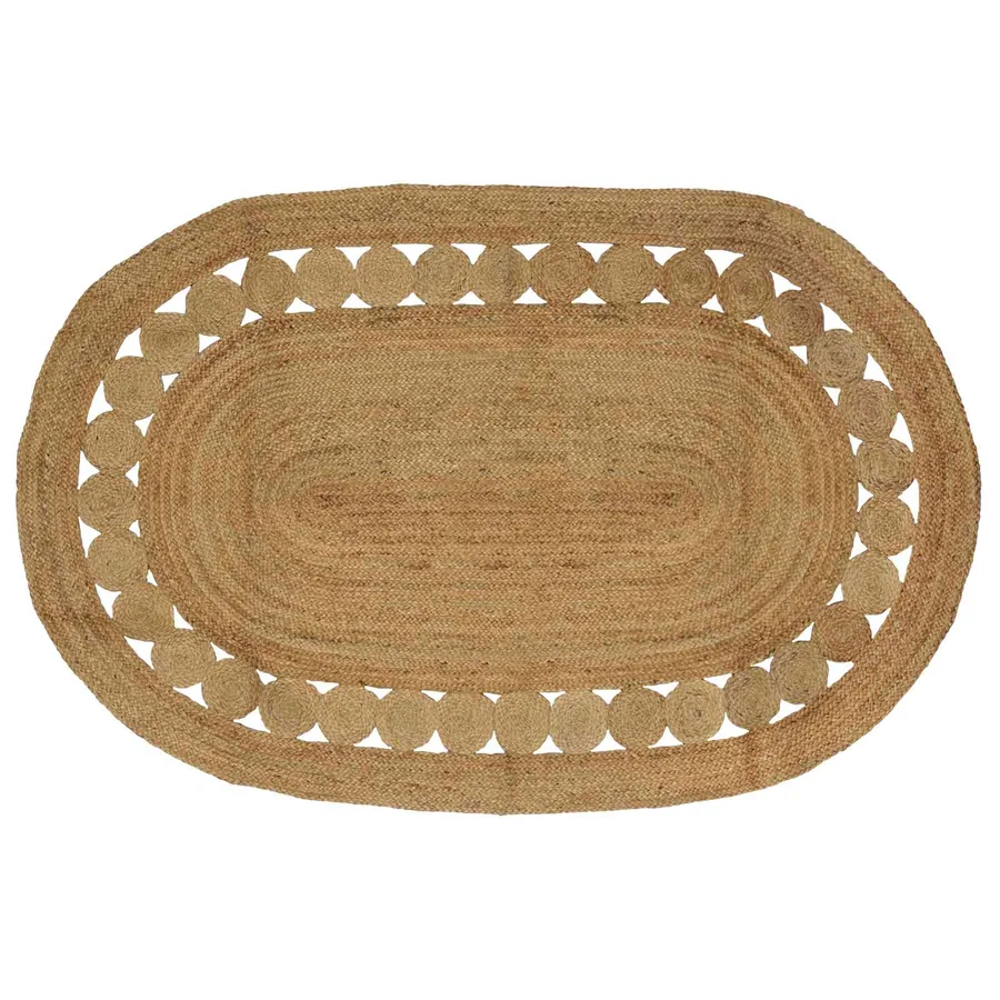 Tapis de surface Naturel 205 x 305 cm Jute
