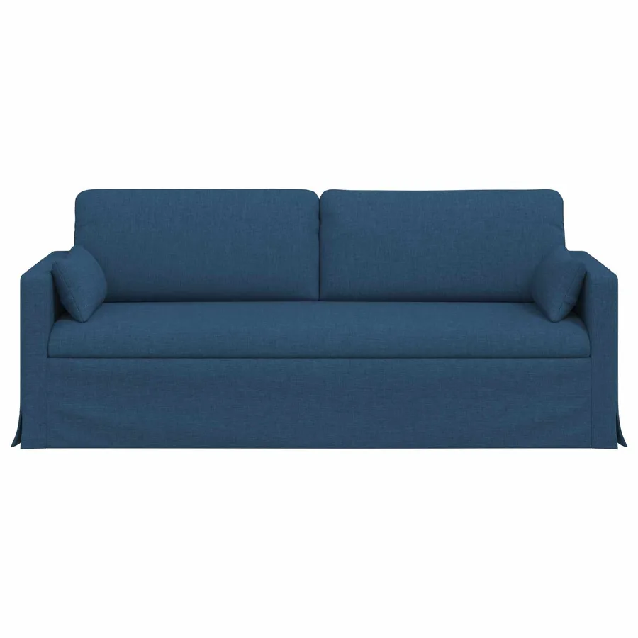 Canapé Bleu 198 x 78 x 80 cm tissu - 4