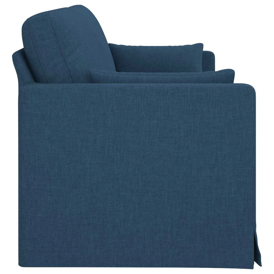 Canapé Bleu 198 x 78 x 80 cm tissu - 5