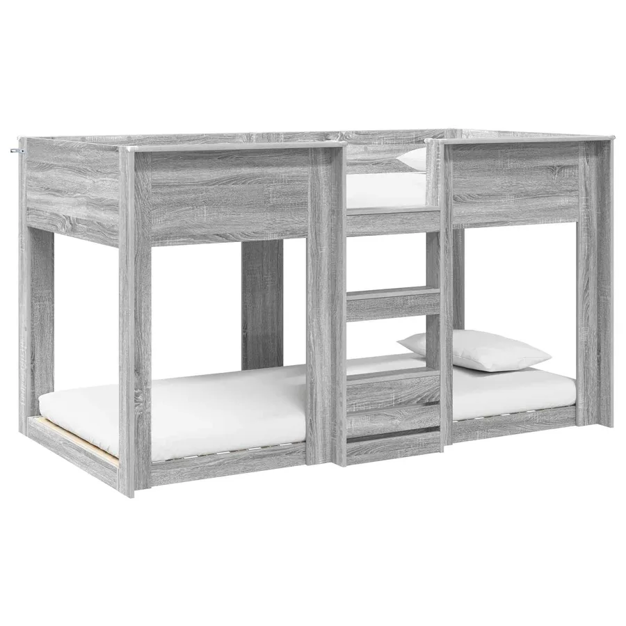 Lit Superposé pour Enfants Gris Sonoma 75 x 190 cm - 2
