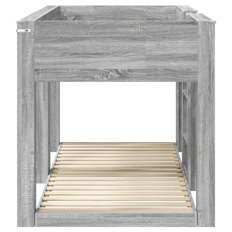 Lit Superposé pour Enfants Gris Sonoma 75 x 190 cm - 6
