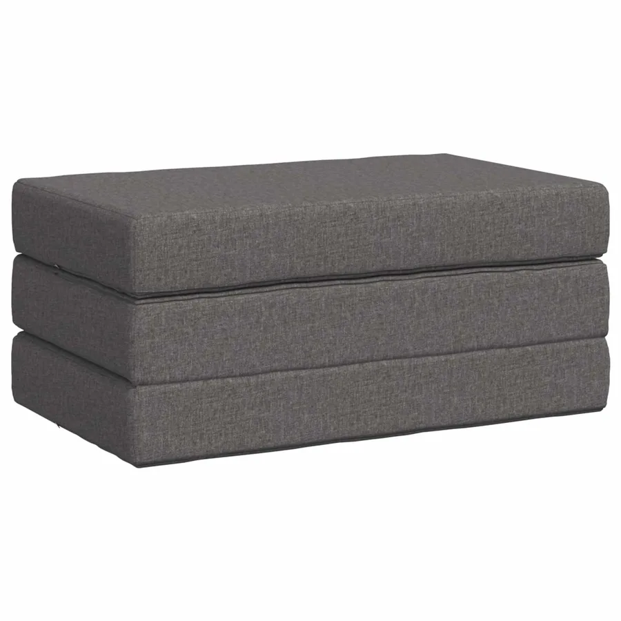 Canapé-lit pliable 80 x 67 x 45 cm Gris clair - 3