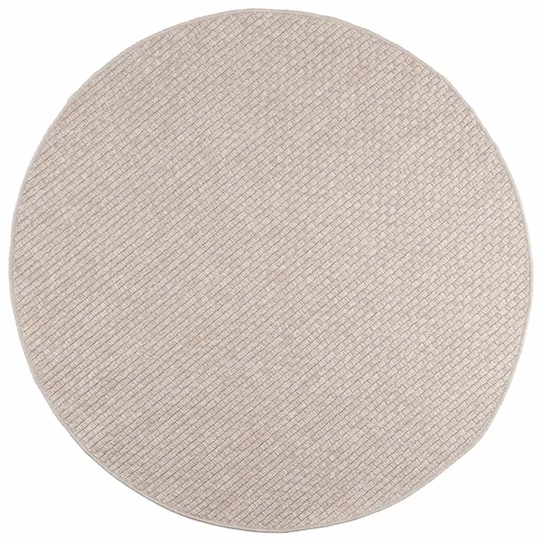 Tapis de surface Rond FARO Crème Ø 200 CM Polyester