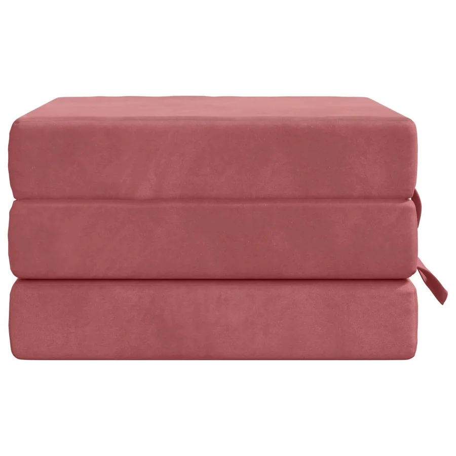 Canapé-lit pliable 75 x 67 x 45 cm Rose - 4