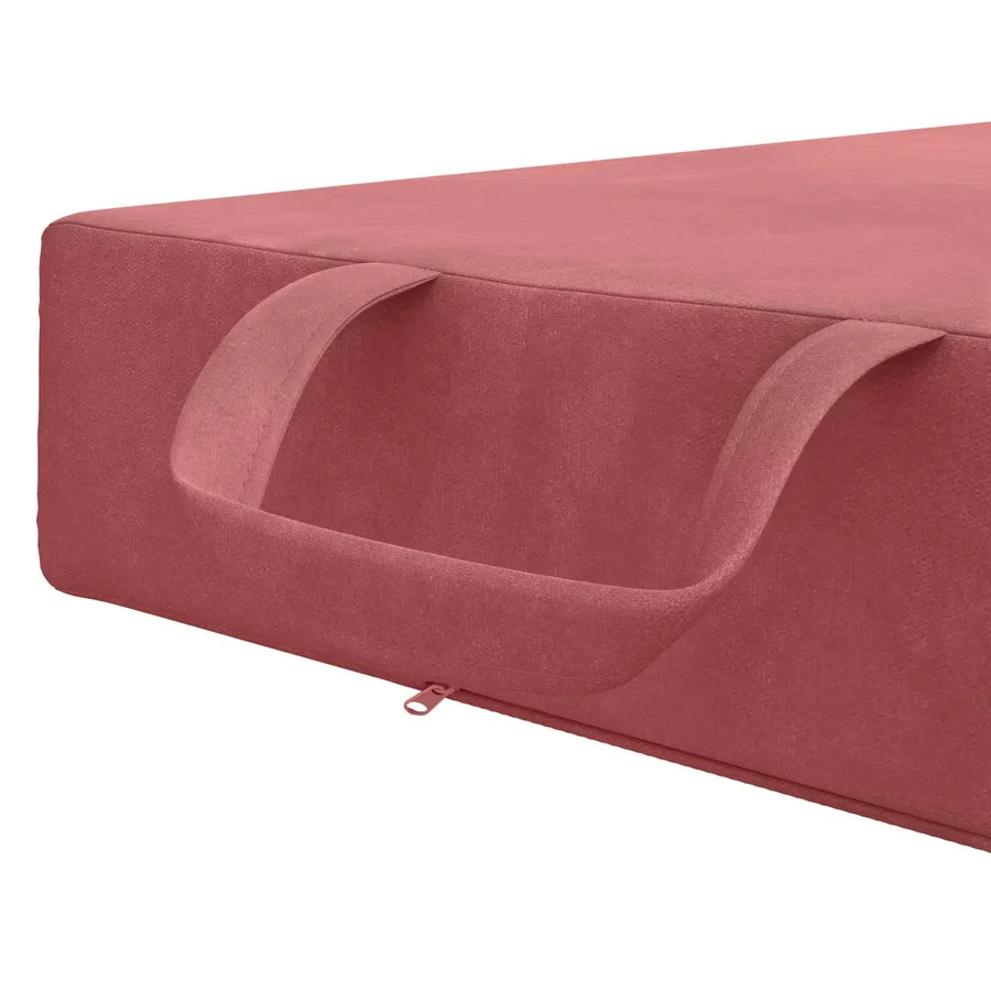 Canapé-lit pliable 75 x 67 x 45 cm Rose - 7