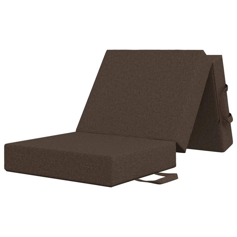Canapé-lit pliable 75 x 67 x 45 cm Taupe - 3