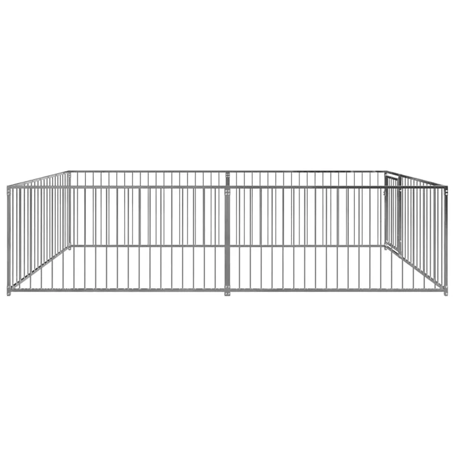 Chenil d'extérieur pour chiens 200 x 400 x 100 cm - 4