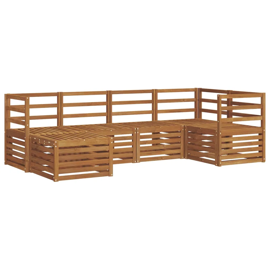 Ensemble de canapé d'angle 6 pcs Naturel - 2