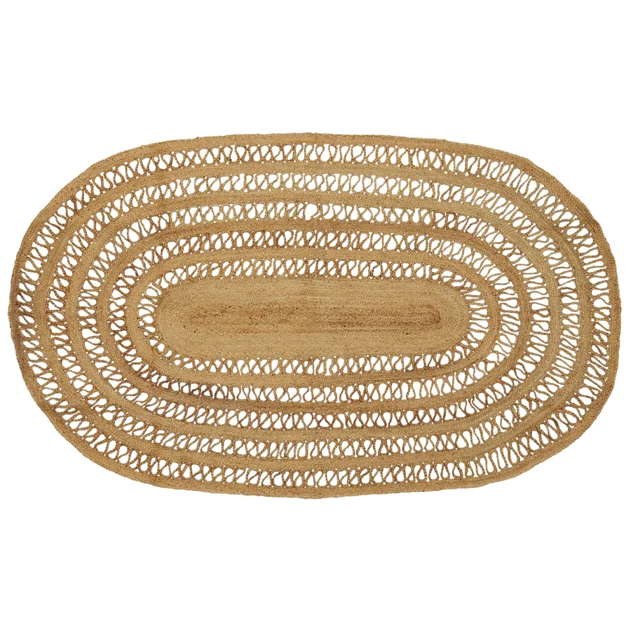 Tapis de surface Naturel 205 x 305 cm Jute