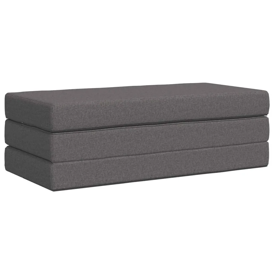 Canapé-lit pliable 140 x 67 x 45 cm Gris clair - 3