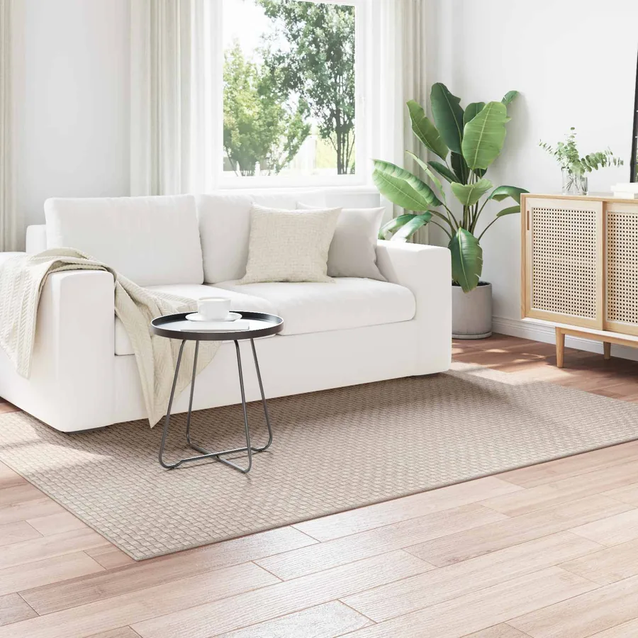 Tapis de surface Rectangulaire FARO Crème 200 x 140 cm