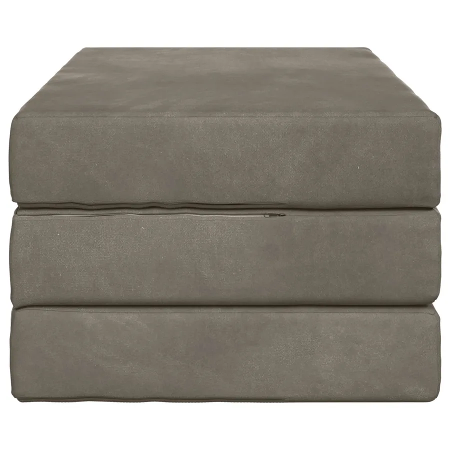 Canapé-lit pliable 100 x 67 x 45 cm Gris clair - 4