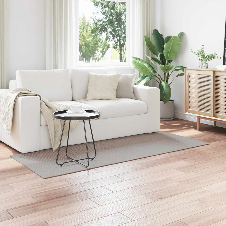 Tapis de surface Rectangulaire LUGO Taupe 80 x 150 cm Polyester