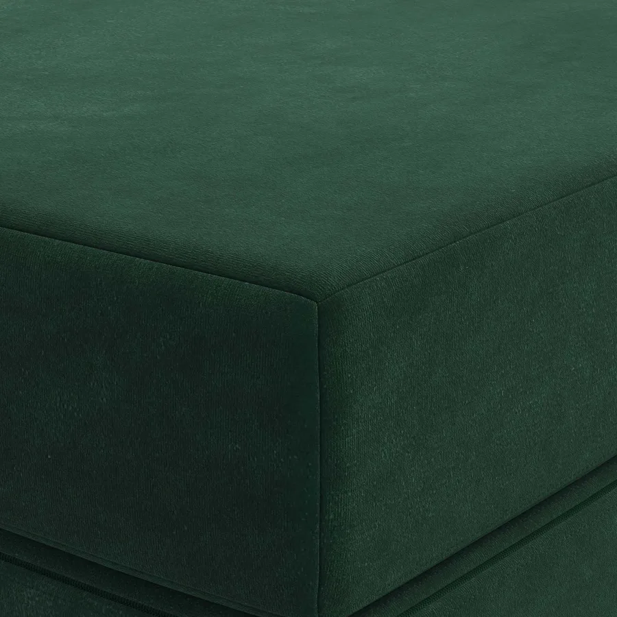 Canapé-lit pliable 120 x 67 x 45 cm Vert foncé - 6