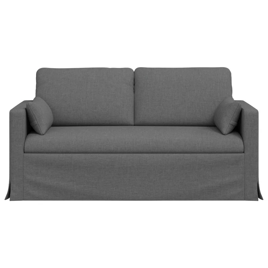 Canapé Gris foncé 158 x 78 x 80 cm tissu - 4
