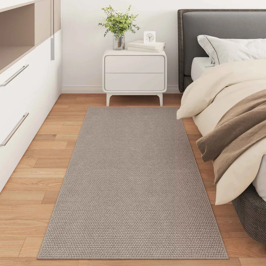 Tapis de surface LUGO Crème et Taupe 150 x 80 cm Polyester - 3