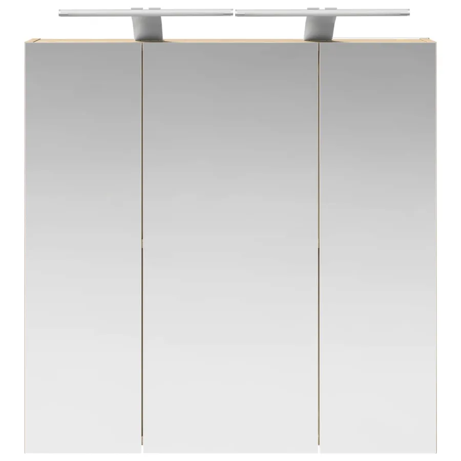 Armoire Miroir de Salle de Bain Chêne Sonoma 70 x 14,5 x 70 cm - 6