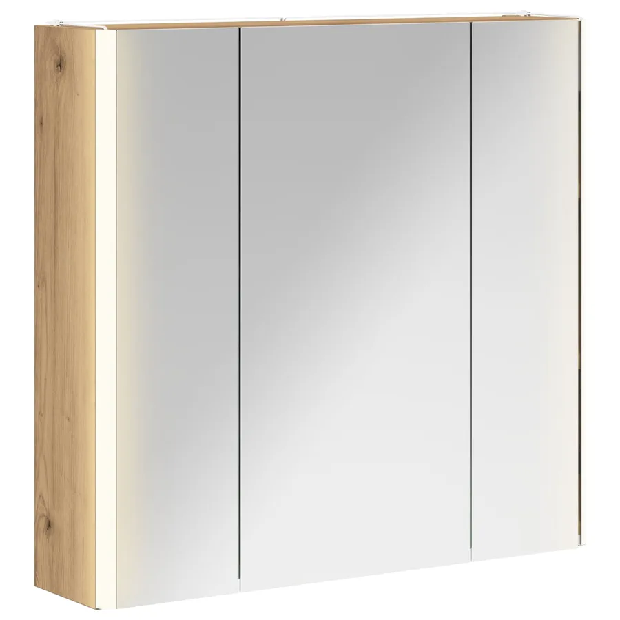 Armoire Miroir de Salle de Bain Chêne artisan - 2