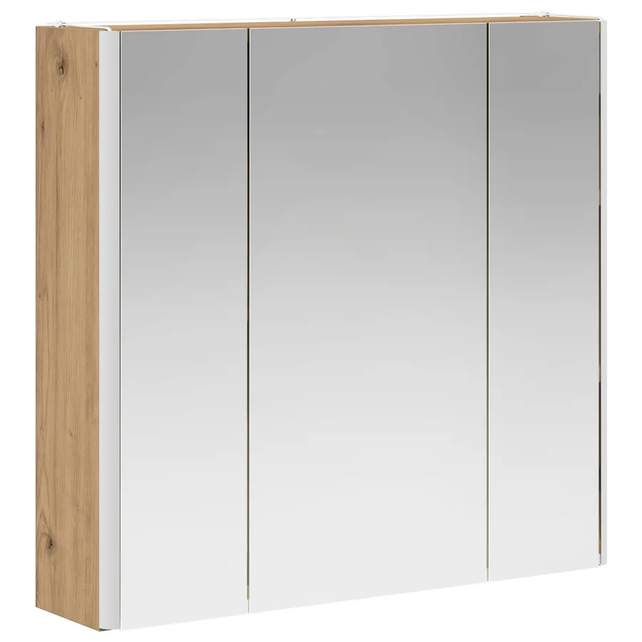 Armoire Miroir de Salle de Bain Chêne artisan - 5