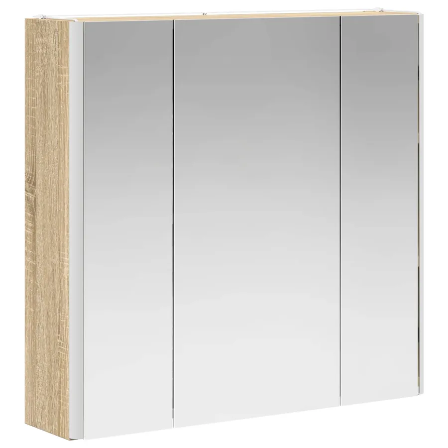 Armoire Miroir de Salle de Bain Chêne Sonoma - 5