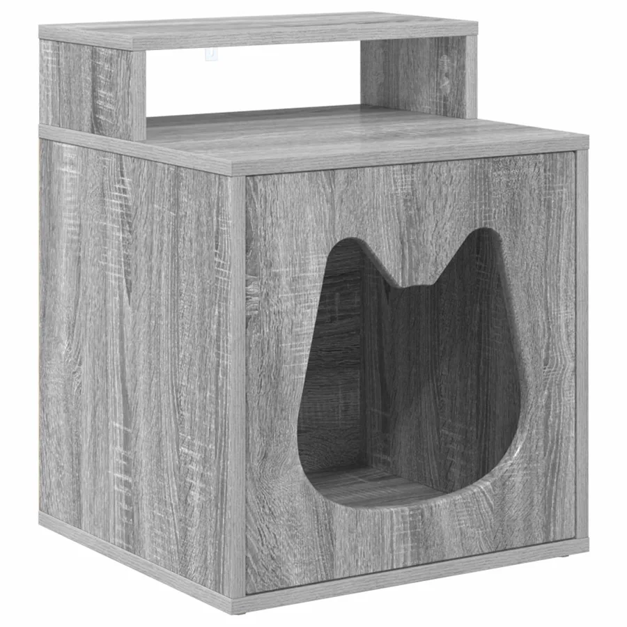 Maison pour chat Gris Sonoma 42,5 x 40 x 53,5 cm - 2
