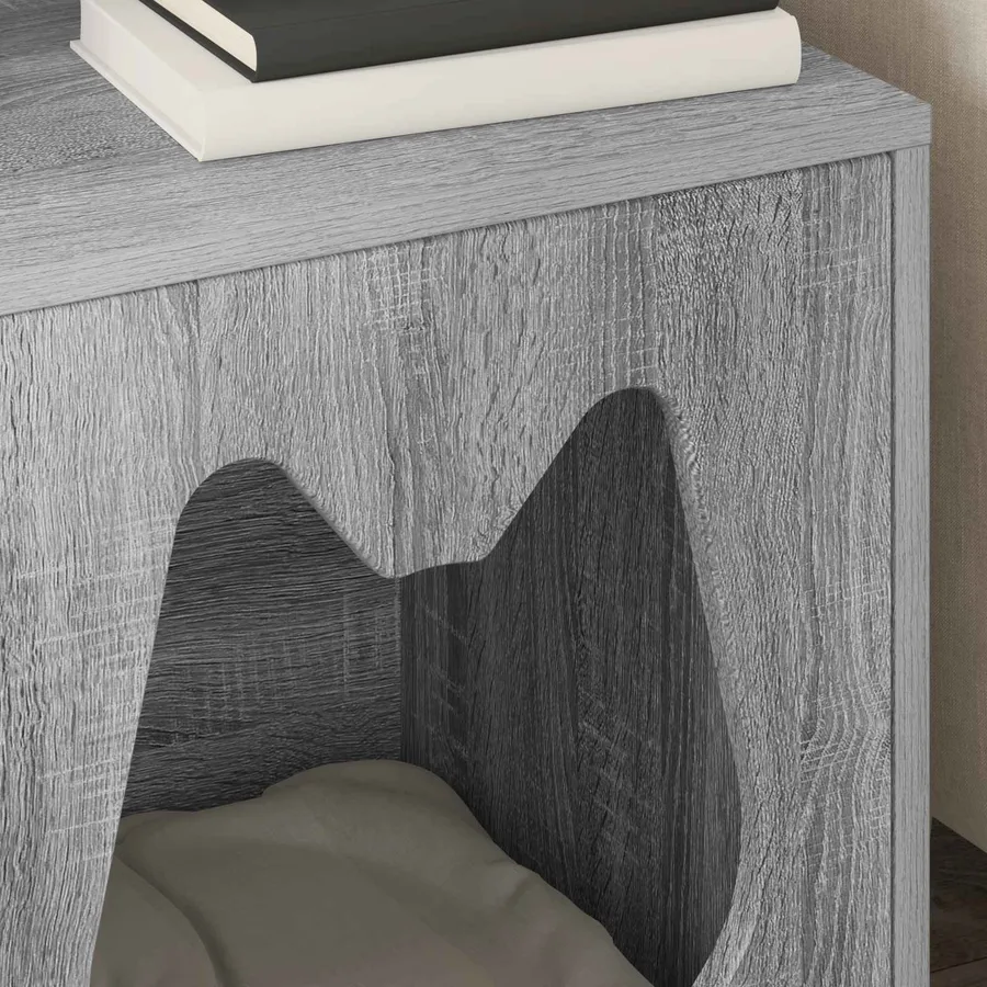 Maison pour chat Gris Sonoma 42,5 x 40 x 53,5 cm - 4