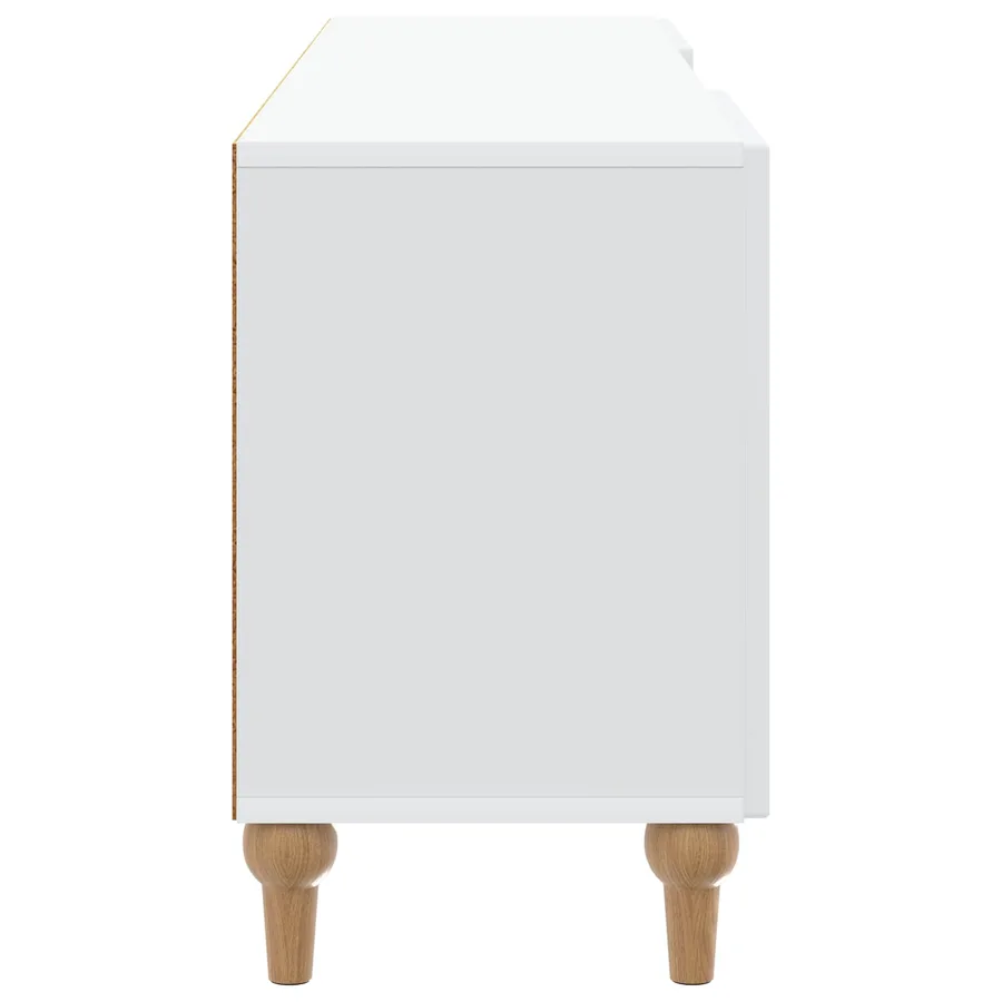 Meuble TV Blanc 150 x 31 x 50 cm Bois d'ingénierie - 7