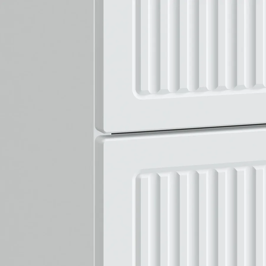 Cabinet de chevet avec tiroir 2 pcs Blanc 43 x 34,5 x 47,5 cm - 10
