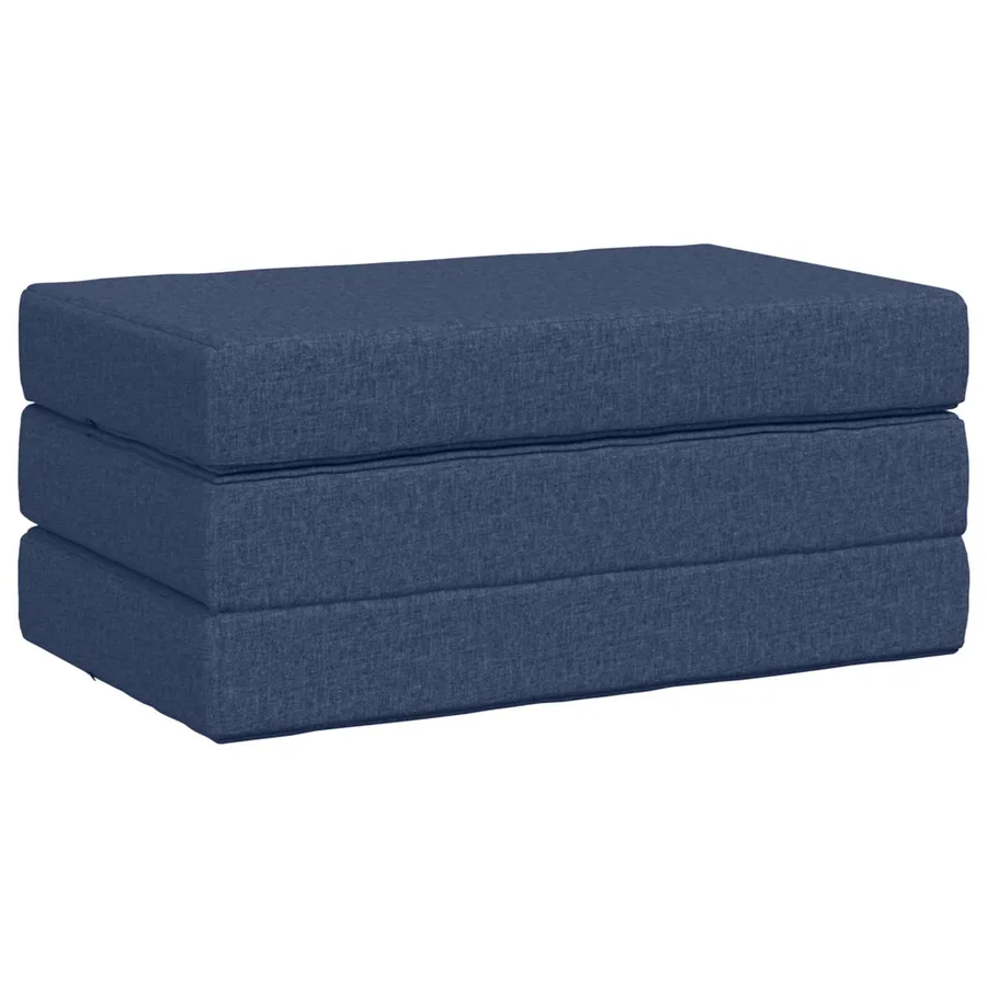 Canapé-lit pliable 100 x 67 x 45 cm Bleu - 3
