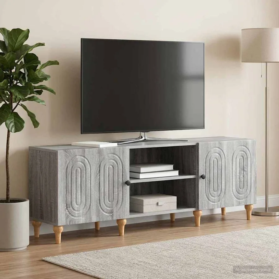 Meuble TV Sonoma gris 150 x 31 x 50 cm Bois d'ingénierie