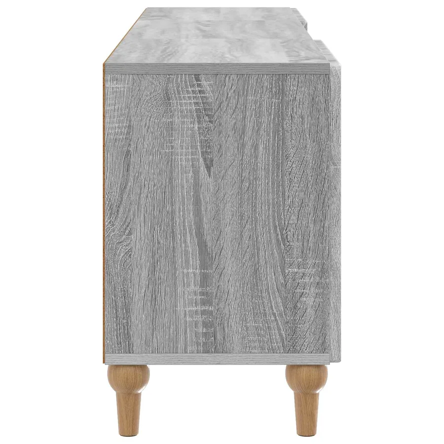 Meuble TV Sonoma gris 150 x 31 x 50 cm Bois d'ingénierie - 7