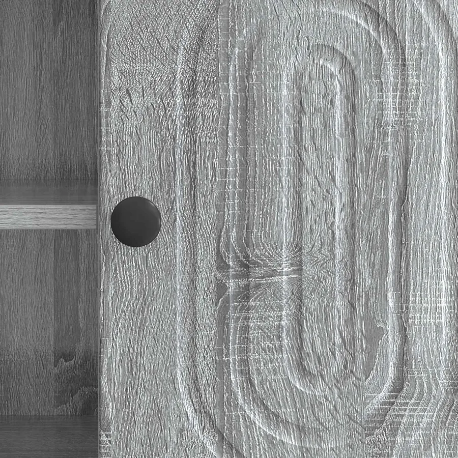 Meuble TV Sonoma gris 150 x 31 x 50 cm Bois d'ingénierie - 8