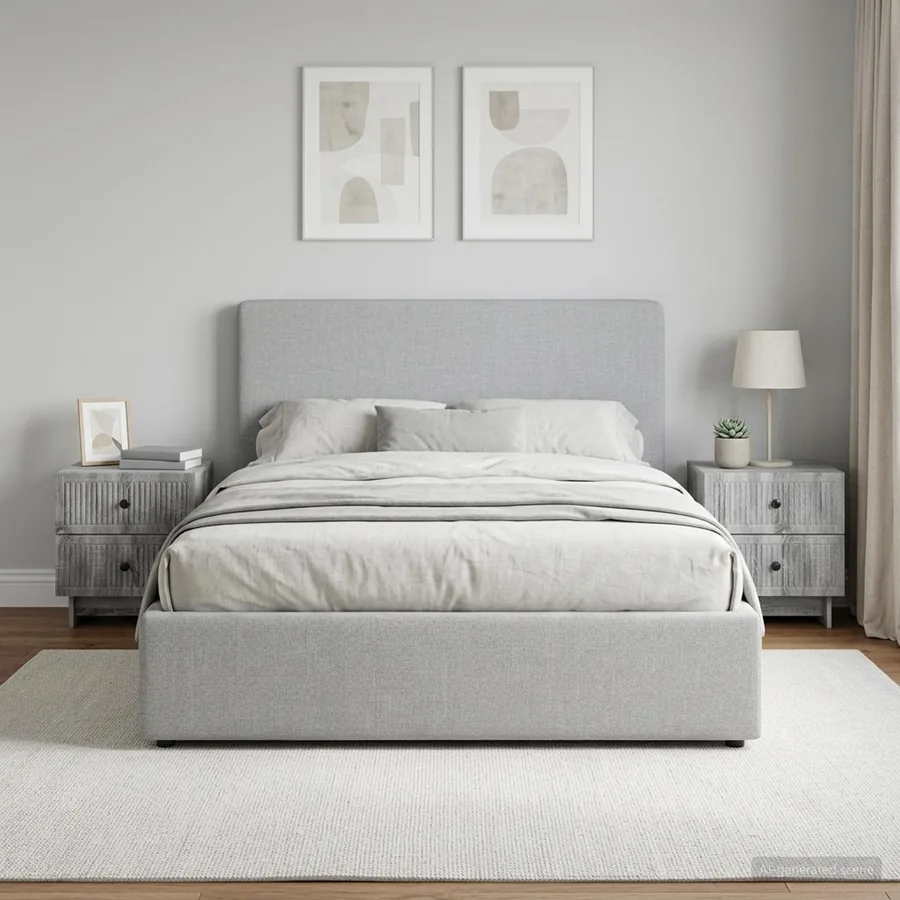 Cabinet de chevet 2 pcs Sonoma gris 43 x 34,5 x 47,5 cm
