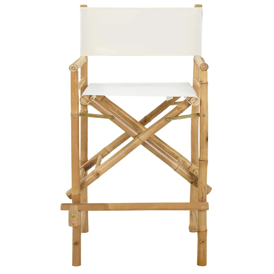 Chaise de directeur pliante 2 pcs Naturel Bambou - 5