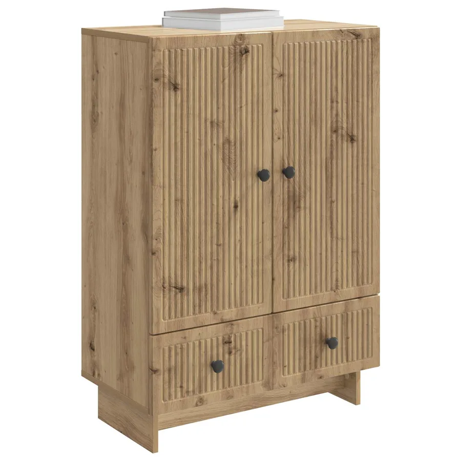 Buffet Chêne Artisanal 66 x 34,5 x 95 cm Bois d’ingénierie - 3