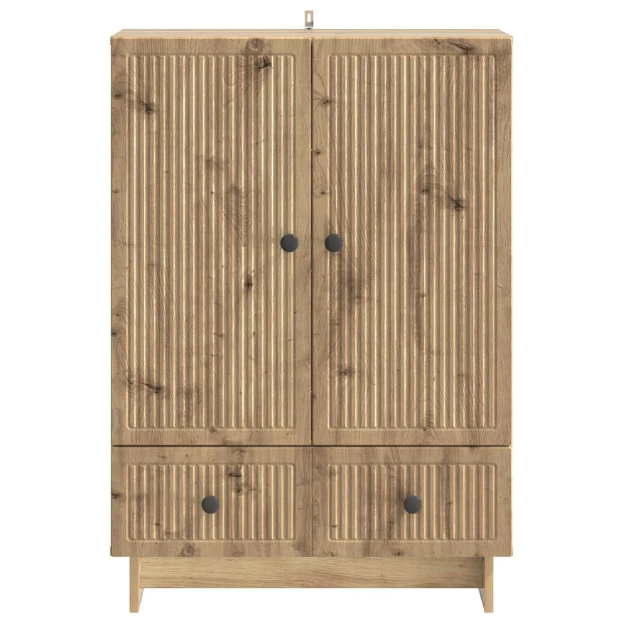 Buffet Chêne Artisanal 66 x 34,5 x 95 cm Bois d’ingénierie - 6