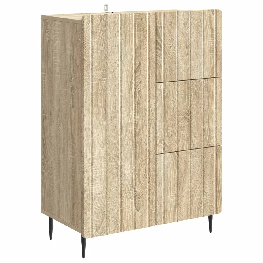 Buffet Chêne Sonoma 66 x 34,5 x 91,5 cm Bois d'ingénierie - 2