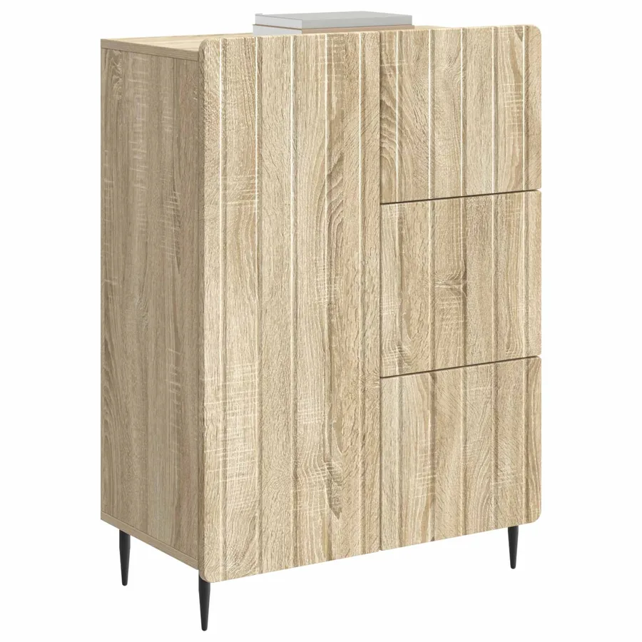 Buffet Chêne Sonoma 66 x 34,5 x 91,5 cm Bois d'ingénierie - 3