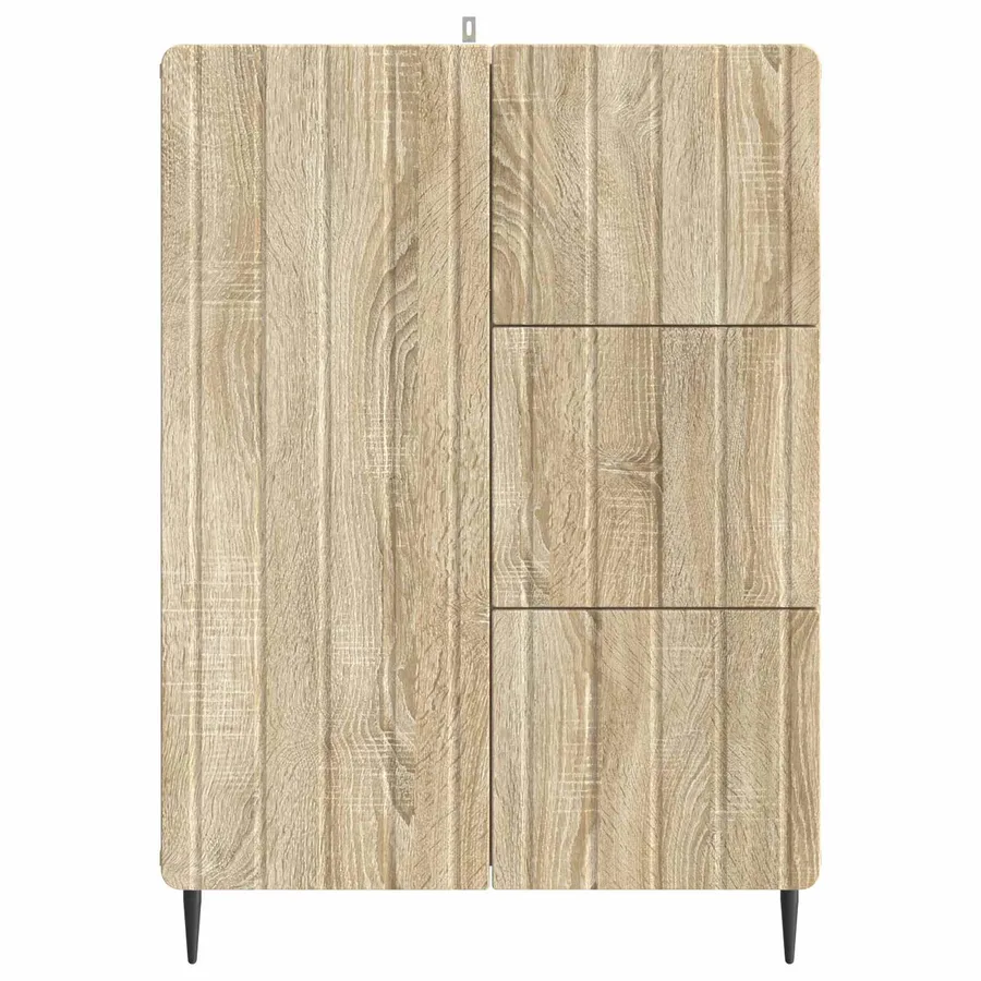 Buffet Chêne Sonoma 66 x 34,5 x 91,5 cm Bois d'ingénierie - 6